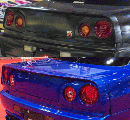 R34 SKYLINE 2Dr 　  3piece Split wing