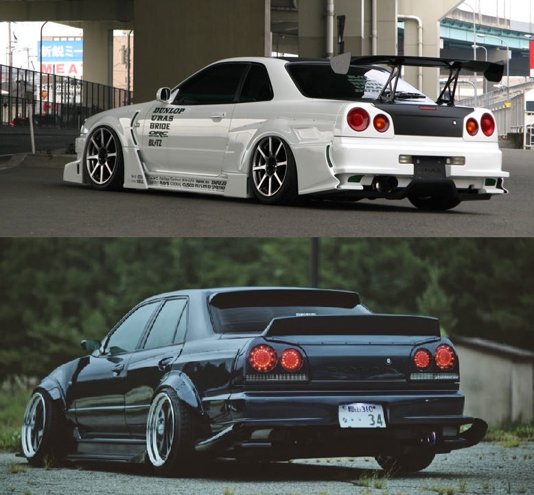 URAS Official Web Site / R34 SKYLINE 2Dr/4Dr TYPE-GT