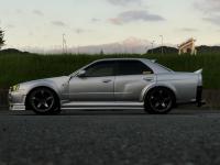 R34 SKYLINE 4Dr　　　バックパネルカバー