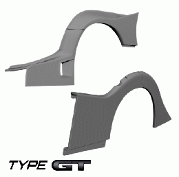 R34 SKYLINE 2Dr/4Dr GT フェンダーキット