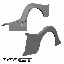 R34 SKYLINE 2Dr/4Dr GT フェンダーキット