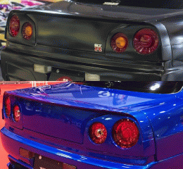 R34 SKYLINE 2Dr 　  3piece Split wing