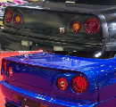 R34 SKYLINE 2Dr 　  3piece Split wing